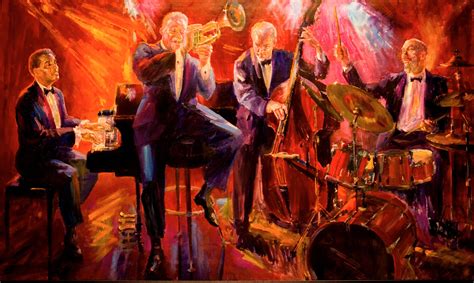 'Jazz Band'. Perfect for your bar, restaurant or music club...custom painted to your ...