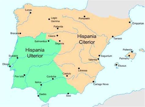 Hispania Citerior y Ulterior : Historia General