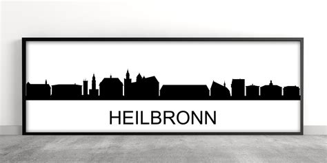 Skyline Heilbronn SVG File Digital Clipart Vector Graphics. - Etsy