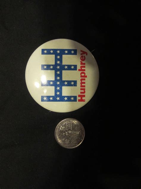 1968 Hubert Humphrey Election Button – Bill’s Political Shoppe