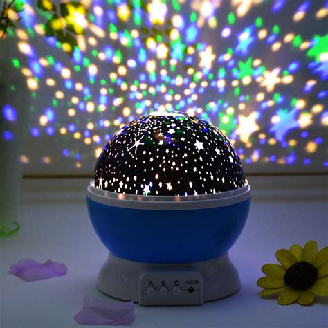 3D Room Led Projection Novelty Night Light Children Projection Lamp Romantic Rotating USB Lamp ...