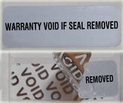 Warranty Void Labels at Rs 0.45/piece | वारंटी लेबल in Bengaluru | ID: 7414006597