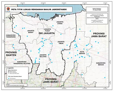 BNPB Rilis Peta banjir Jakarta dan Sekitarnya | GeoTekno.com