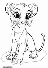 Baby black panther coloring Page sketch template
