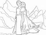 Mewarnai Princess Disney Frozen 2 Elsa Anna Coloring Page Animation  sketch template