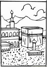 Hajj Colouring Pages  Coloring Home sketch template
