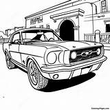 Ford Mustang Classic Coloring Page  Pagescom sketch template