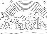 Rainbow Tree Coloring Page sketch template