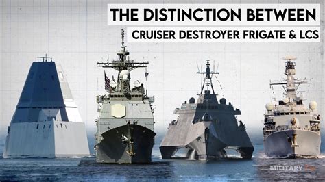 The Distinction Between Cruiser Destroyer Frigate & LCS - YouTube