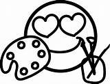 Smiley Emoji Coloring Page  Team sketch template