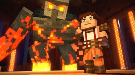 Minecraft: Story Mode - Giant Magma Golem! - Season 2 - Episode 4 (18 ...