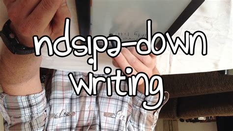 Tips for Teachers: upside-down writing - YouTube