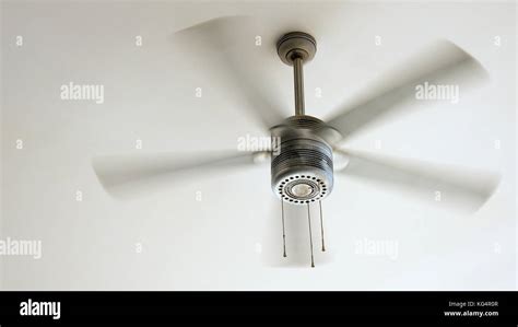 Ceiling fan rotating Stock Photo - Alamy