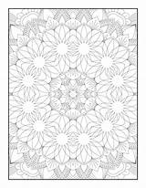Volwassen Kleurplaat Mandala  Premium Vector sketch template