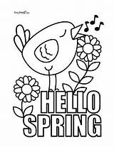 Spring Coloring Pages – 30 Printable  Easy Peasy And Fun sketch template
