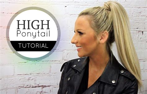 High Ponytail Tutorial - Hairtrade Blog