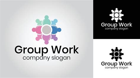 Group Work Business Vector Logo Design 21843247 Vector Art at Vecteezy