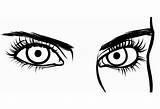 Woman Eyes Coloring Page  Free Printable Pages For Kids sketch template