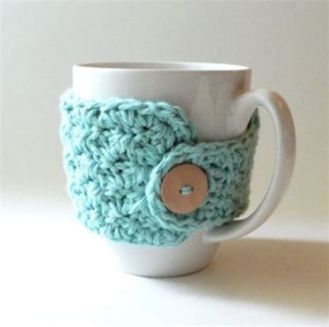 10 Free Crochet Patterns for a Coffee Cozy…or Two! (Everything Etsy) | Crochet mug cozy, Cozy ...