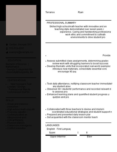 Resume 2024 Example Application - Maxi Stella