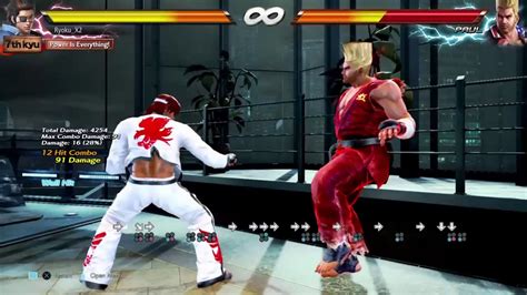 TEKKEN 7: Hwoarang {2} BNB Rage Art Combos - YouTube