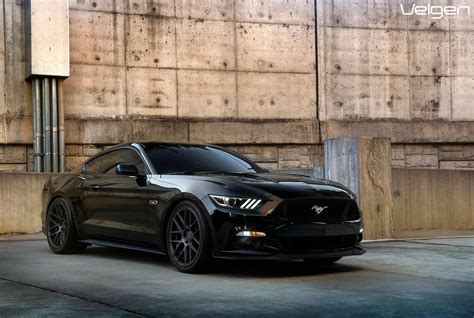 Black Mustang GT on Velgen Wheels VMB7 | 2015+ S550 Mustang Forum (GT ...