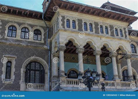 View of of Cantacuzino Castle Stock Image - Image of transylvania, autumn: 128556943