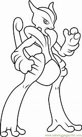 Mewtwo Coloring Pages At GetDrawings  Free Download sketch template