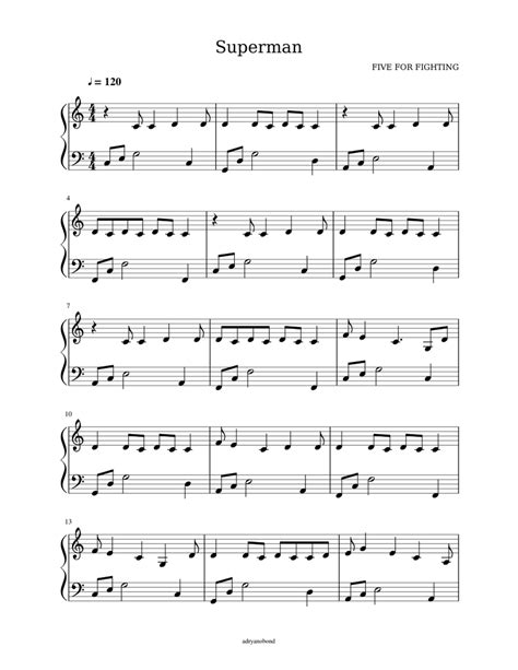 superman Sheet music | Musescore.com