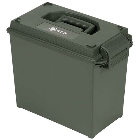 US Ammo Box, plastic, cal. 50 mm, large, OD green | Military Tactical \ Other Equipment \ Boxes ...