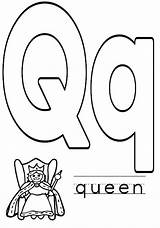 Coloring Pages Letter Q  Home sketch template