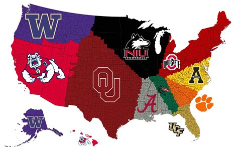 2018 FBS Conference Champion Pseudoimperialism Map : CFB