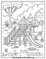 Park Coloring Pages Free To Print  Sheets For Kids sketch template