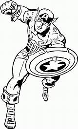 Captain America Face Coloring Pages  Home sketch template