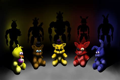 Animatronics Fnaf 4 by StimDreik on DeviantArt