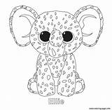 Ellie Beanie Boo Coloring Page Printable sketch template