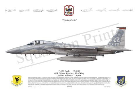 F-15C Eagle - Print | Squadron Prints