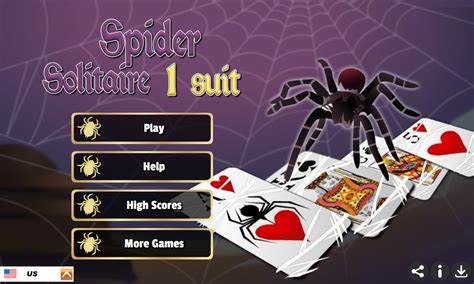 🕹️ Play 1 Suit Spider Solitaire Game: Free Online Fullscreen Single ...