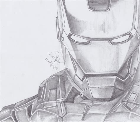 Simple Avengers Pencil Drawing - bestpencildrawing