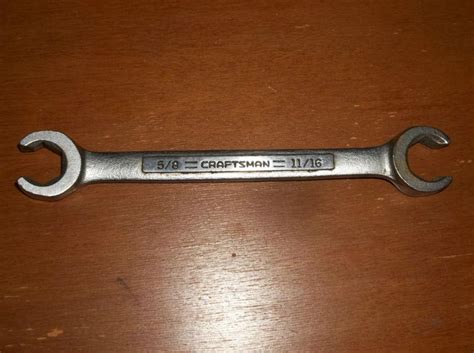 Purchase Craftsman 11/16 X 5/8 inch double open end flare nut wrench in ...