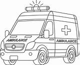 Ambulance Coloring Pages sketch template
