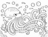 Printable Coloring Pages Octopus sketch template
