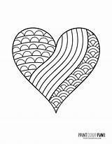 100  heart coloring Pages A Huge Collection Of free Valentines Day sketch template
