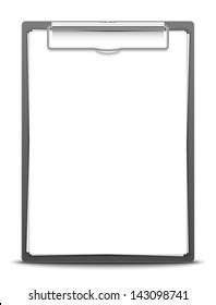 Clipboard Blank Paper Stock Vector (Royalty Free) 143098741 | Shutterstock