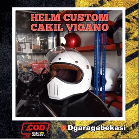 Jual HELM CUSTOM CAKIL VIGANO cc Helm Cakil Moto3 carglos ghostbone ...