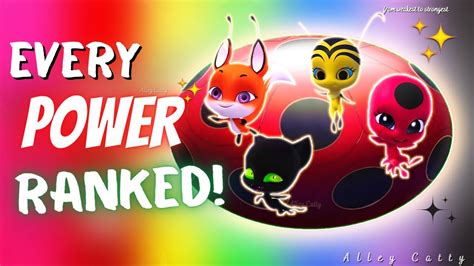 🐞 ALL MIRACULOUSES RANKED | SEASON 5 EDITION! - RANKING ALL THE KWAMIS POWERS! Miraculous Season ...