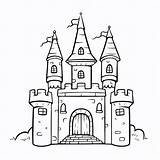 Mewarnai Gambar Istana sketch template