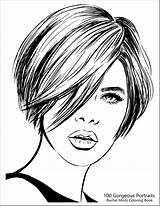 Portrait Coloring Pages Sketch Page sketch template