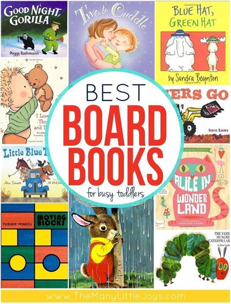 Best Board Books for Toddlers - The Many Little Joys | Toddler books, Best toddler books ...