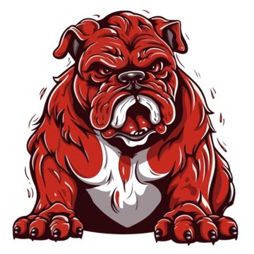 조지아 불독 벡터, 화난 붉은 불독 강아지 만화, 상표, 클립 아트 PNG, 일러스트 및 벡터 에 대한 무료 다운로드 - Pngtree